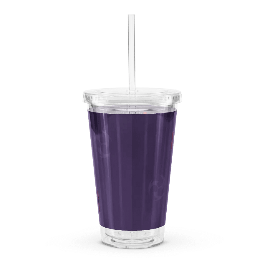 Raiden Shogun's Elemental Burst ||| Clear Plastic Tumbler product image (2)