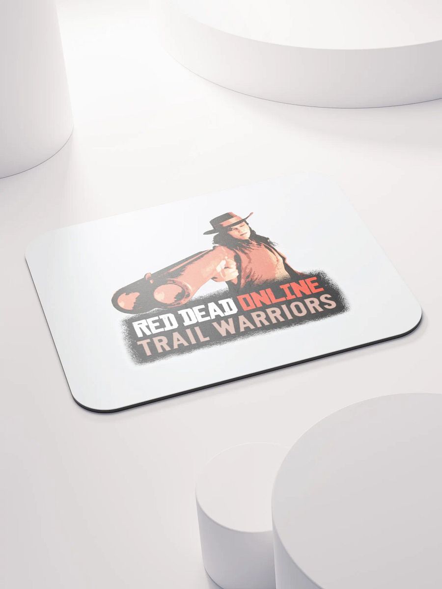 Trail Warriors Red Dead Game Cover Art Lady Gunslinger Mouse Pad product image (4)