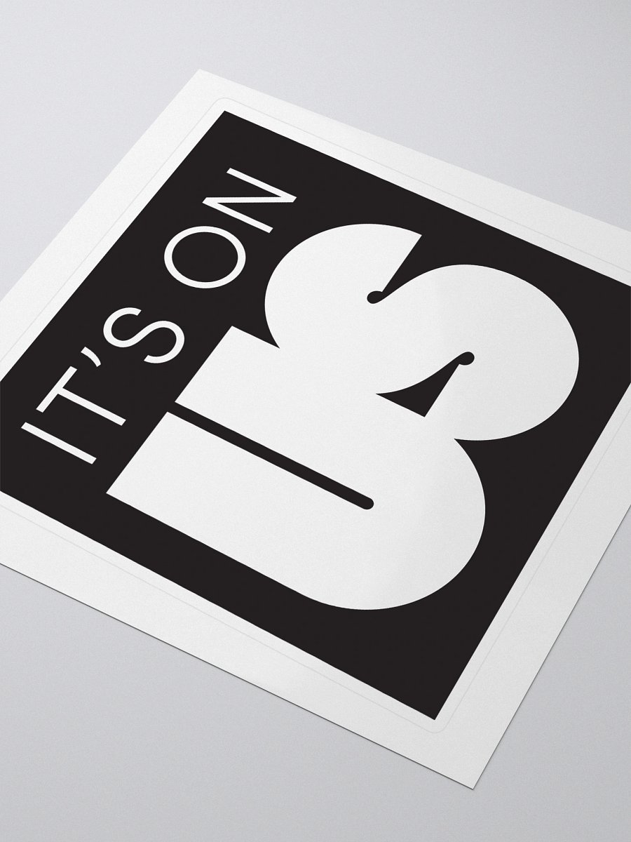It's On Us Logo Sticker - Large product image (3)