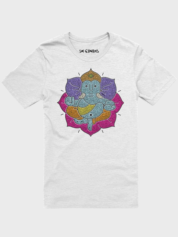 Ganesha Mosaic Lotus Tee - Vibrant Spiritual Art product image (6)