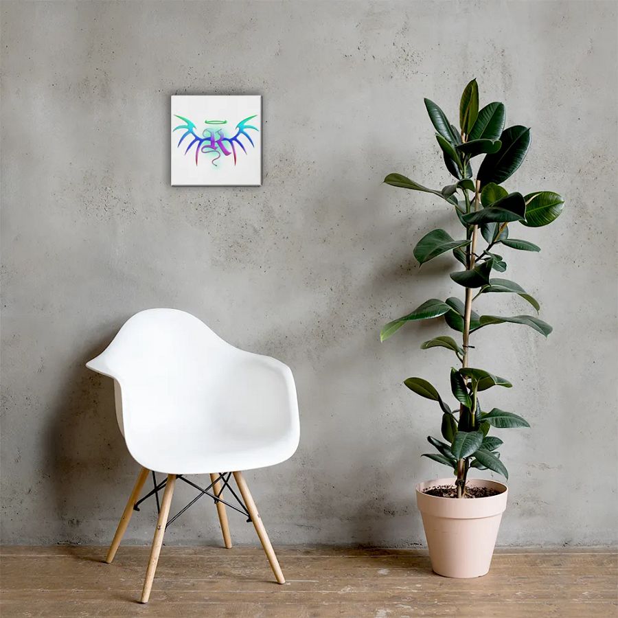 RafaZafar Logo Canvas Print (vaporwave) product image (5)