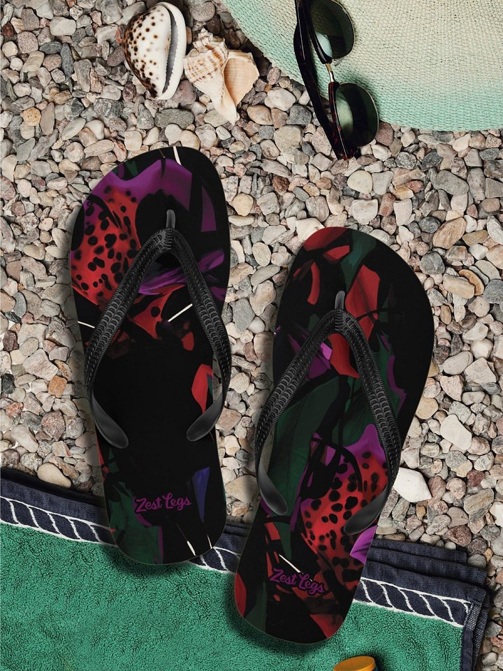 Flip flops "Blosoom At Midnight" product image (2)