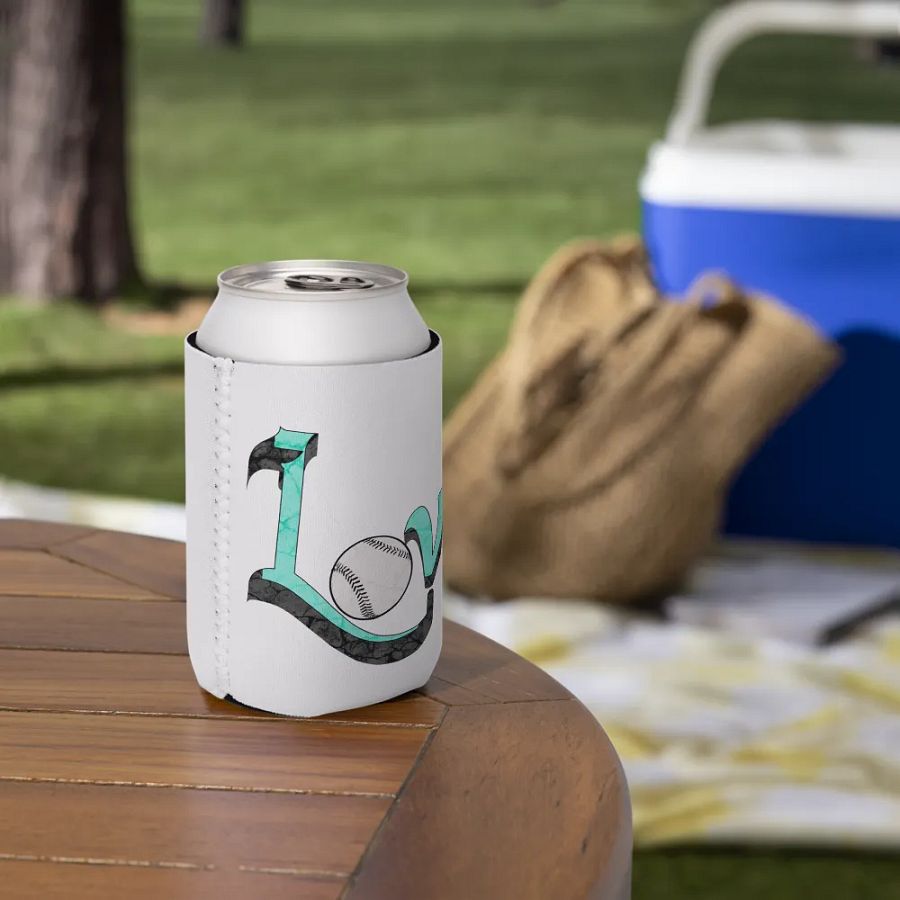 Love Baseball Can Cooler product image (6)