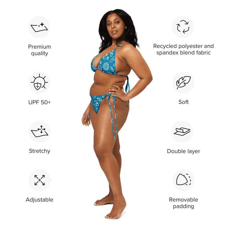 Beach Necessities Pattern String Bikini product image (4)