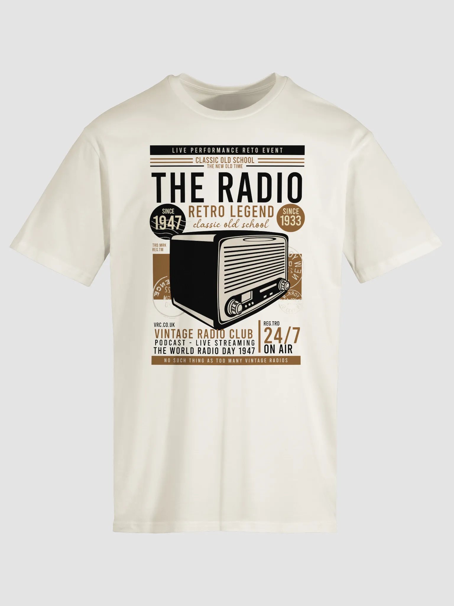 Vintage Radio Show Retro T-Shirt product image (1)
