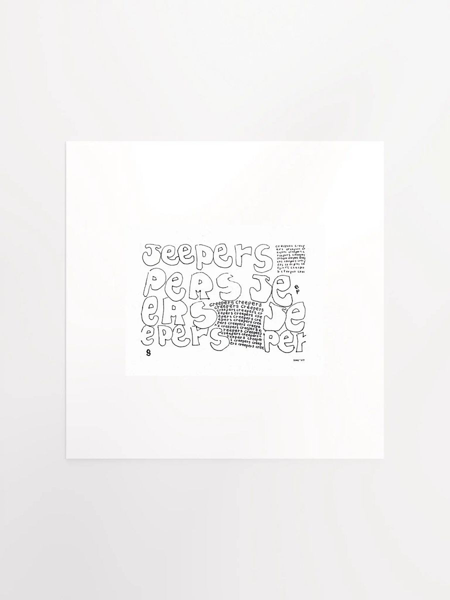 jeepers creepers panel card print product image (2)