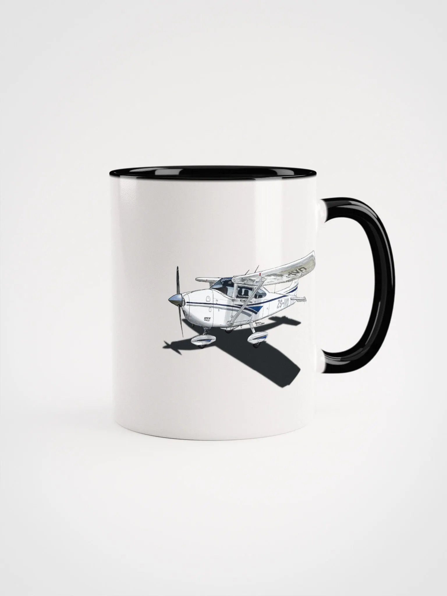 Cessna 182 Soaring Ceramic Mug Two-Tone product image (1)