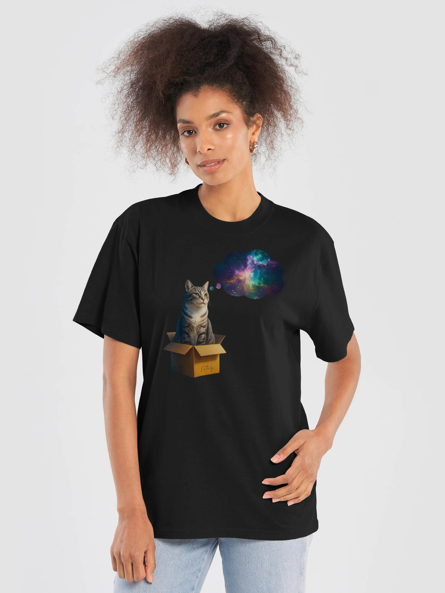Catnip Cat Premiump Oversized T-shirt product image (14)