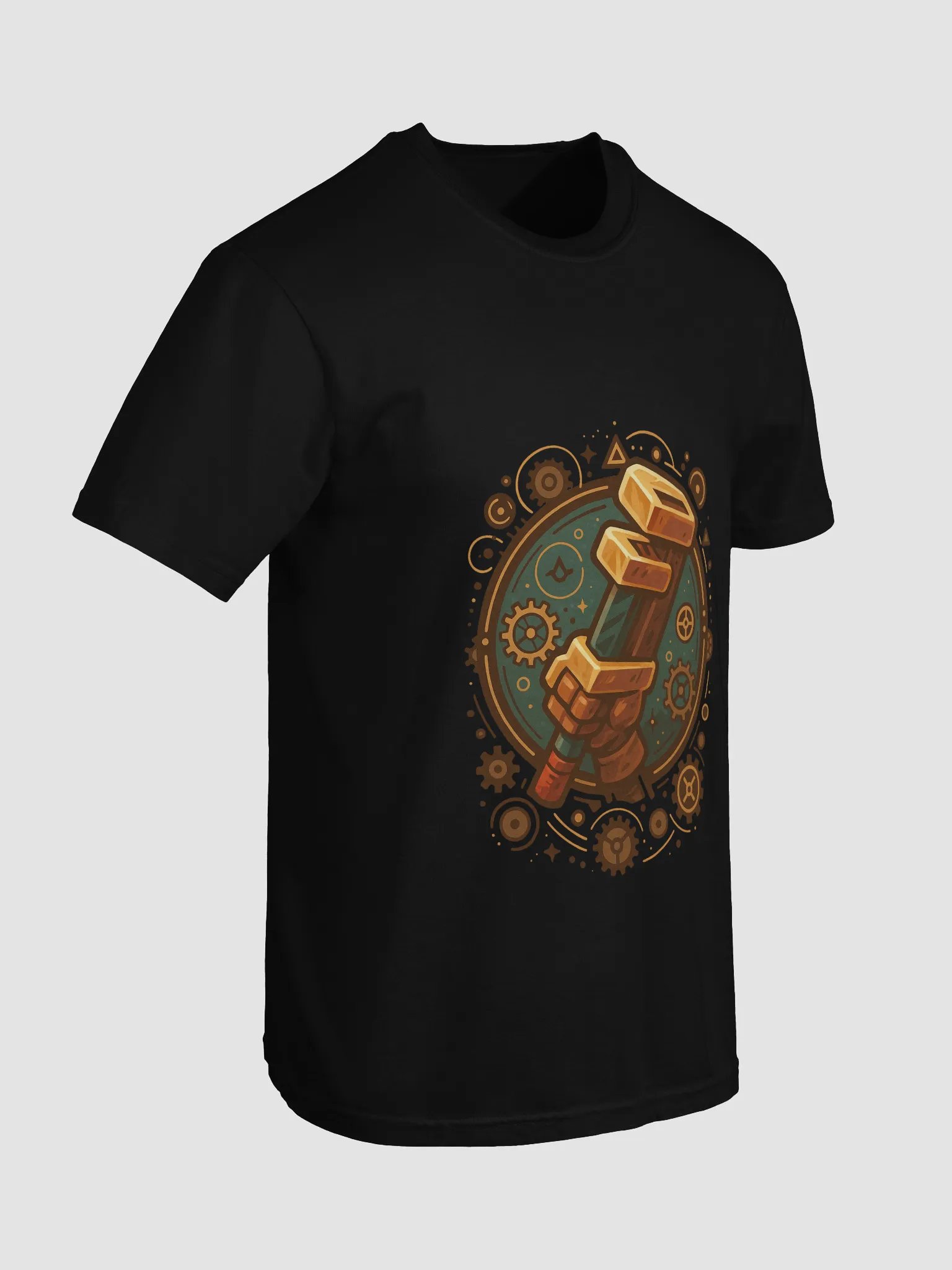 The Wrench T-Shirt | Create Mod Gear | Automaton's Workshop product image (2)