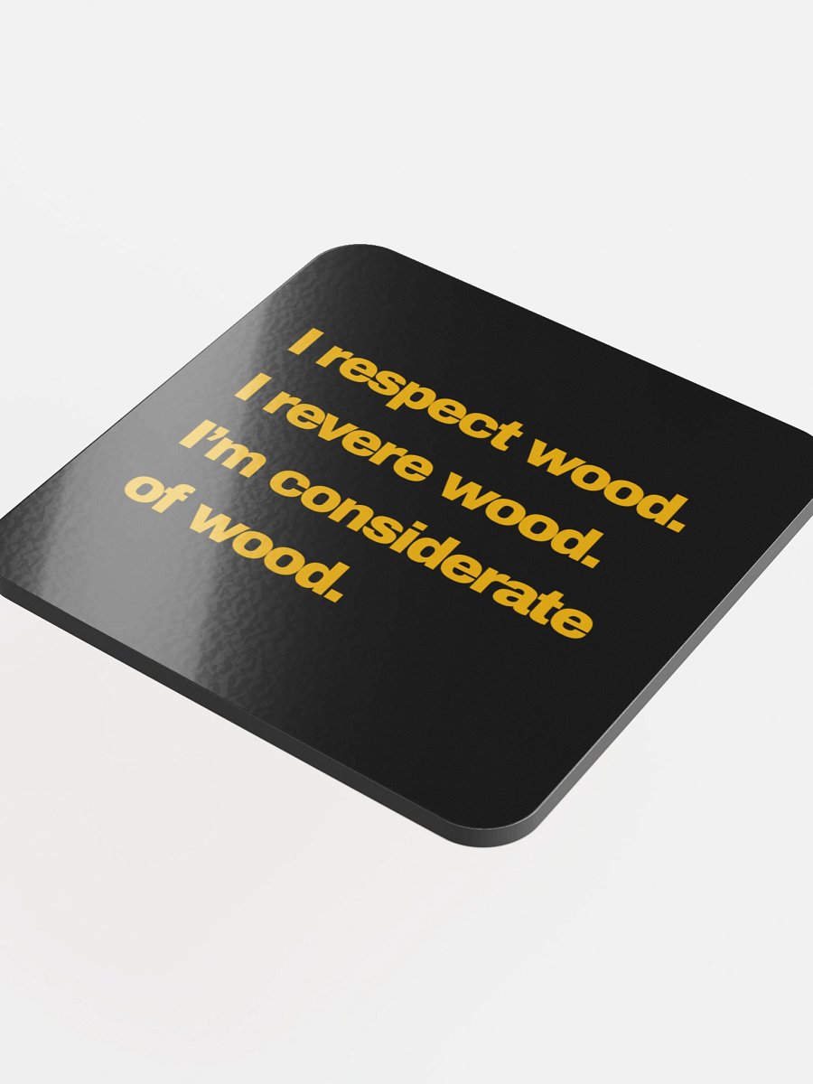 Respect Wood Coaster product image (4)