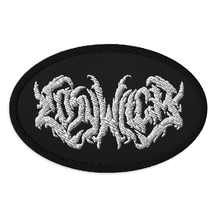 Cosy Black Metal Embroidered Patch product image (1)