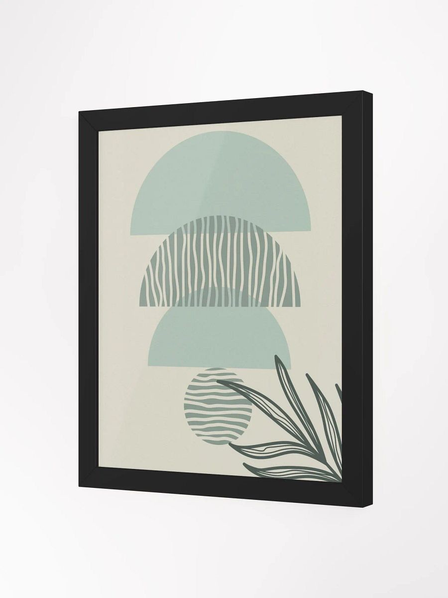 Verdant Geometry Framed Matte Poster product image (21)