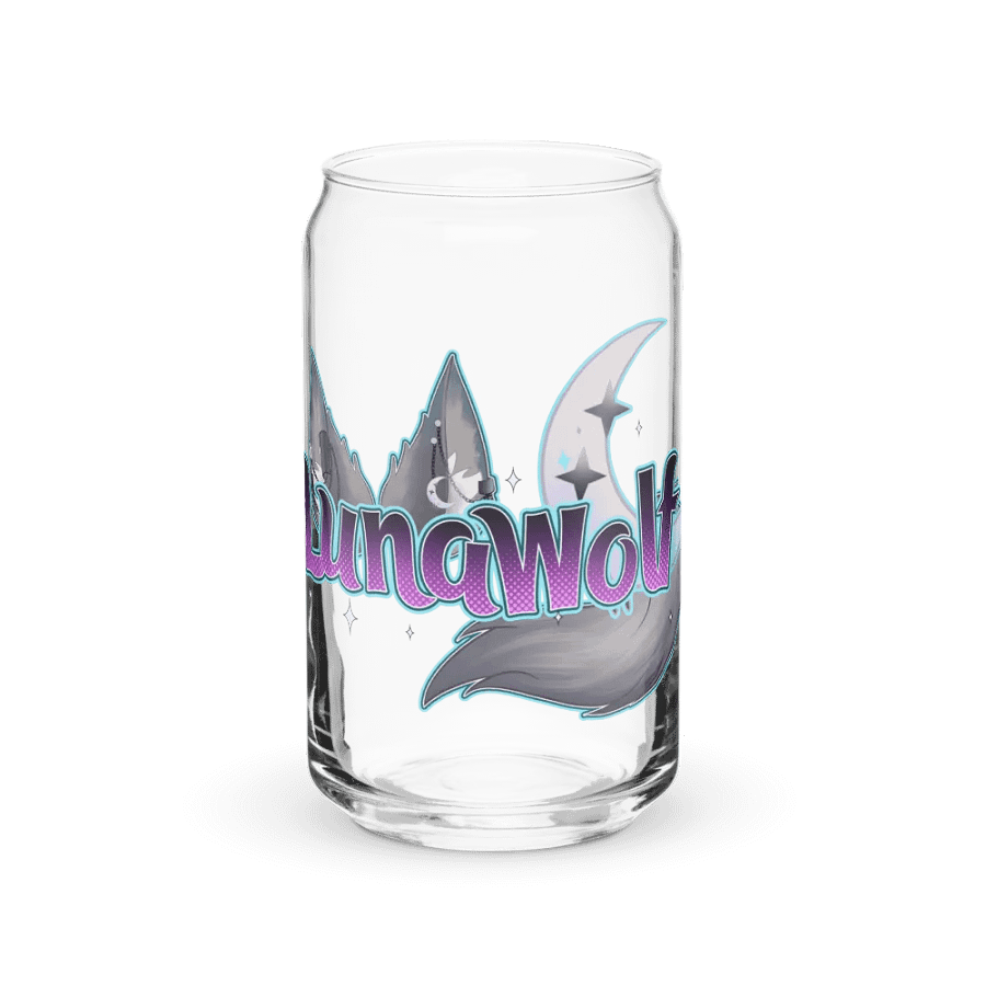 Luna Wolf Can Glass: Embrace Elegance in Every Sip product image (2)