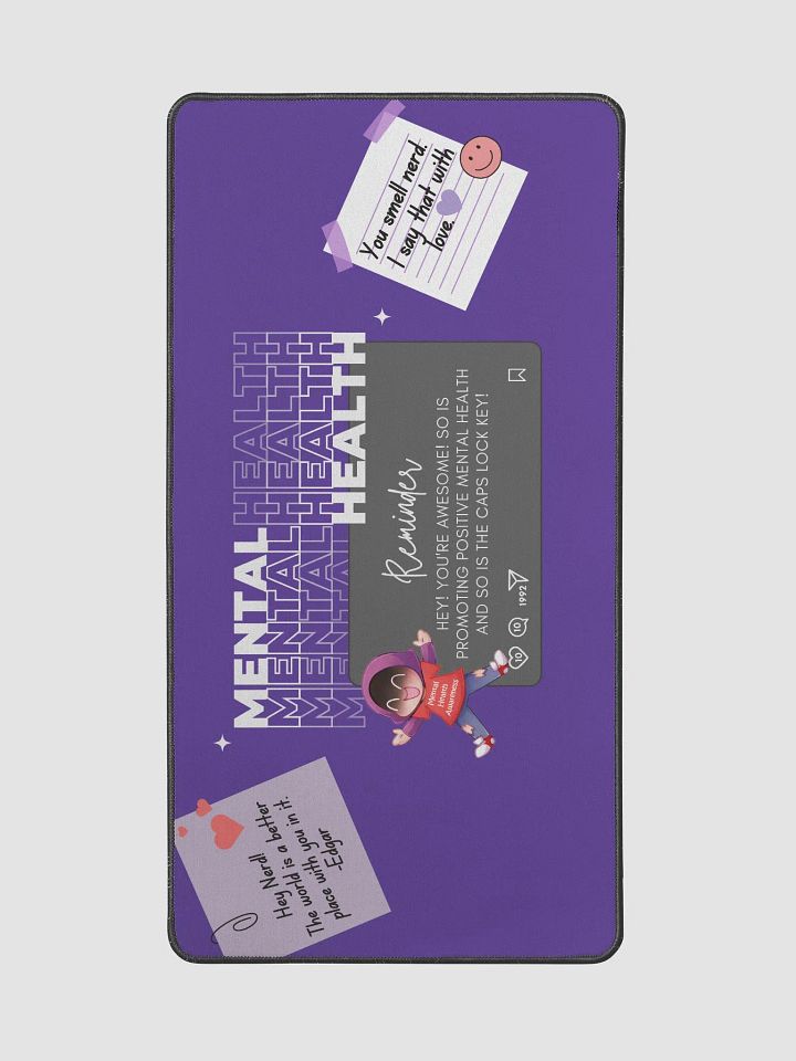 Mental Health Awareness Large Desk Mat product image (2)