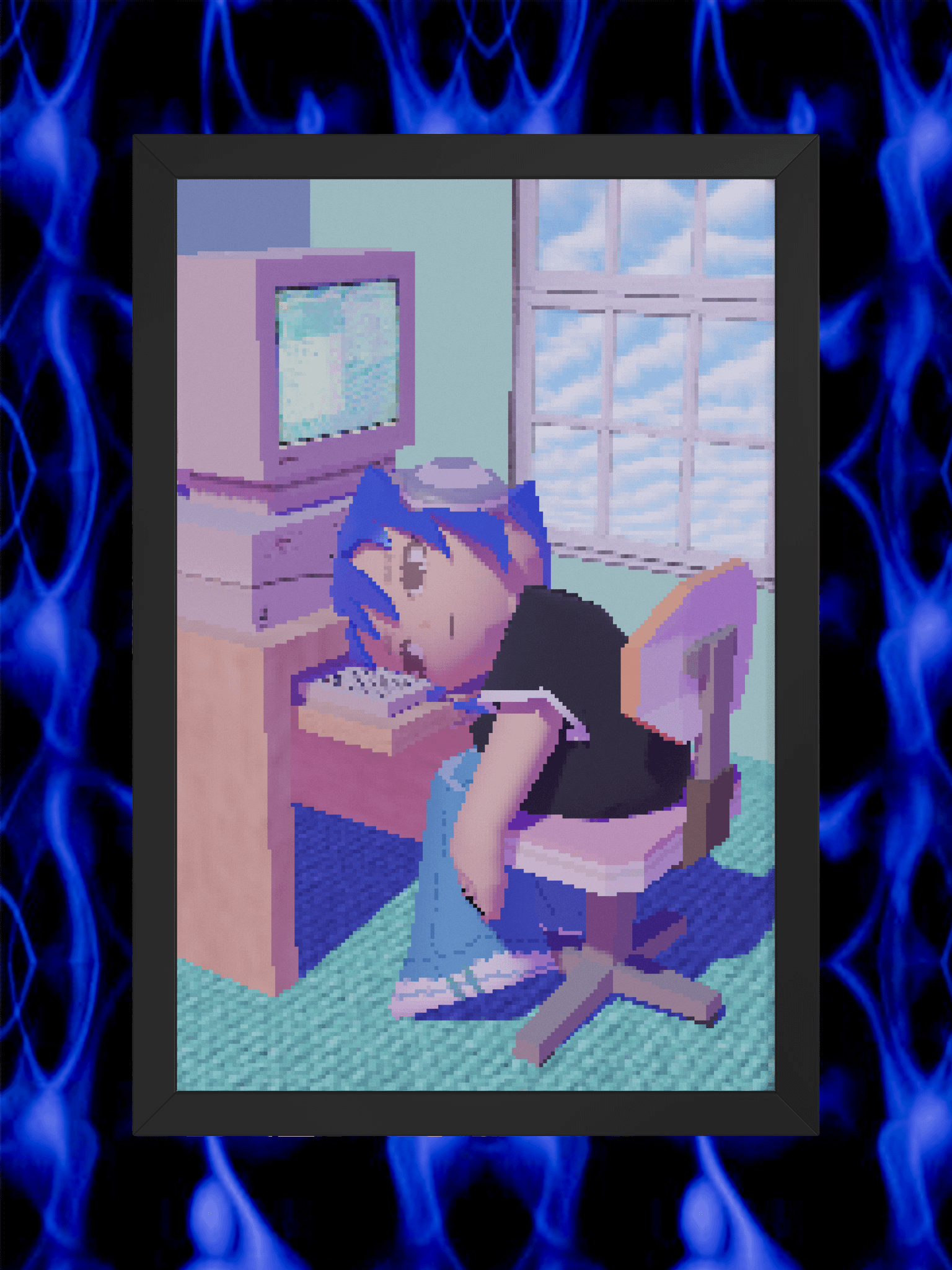 Internet Fatigue Framed Poster product image (1)
