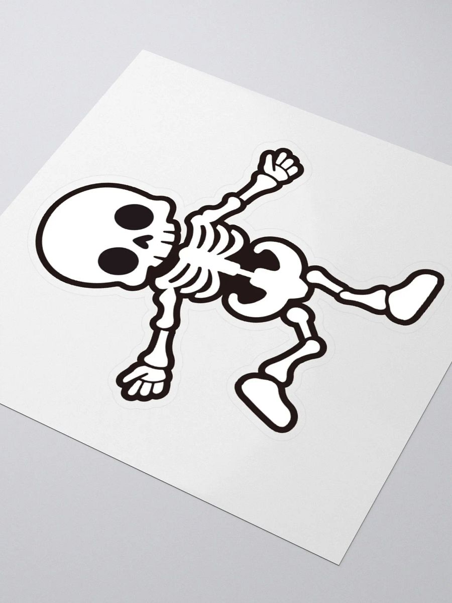 Dancing Skeleton Kiss Cut Stickers product image (3)