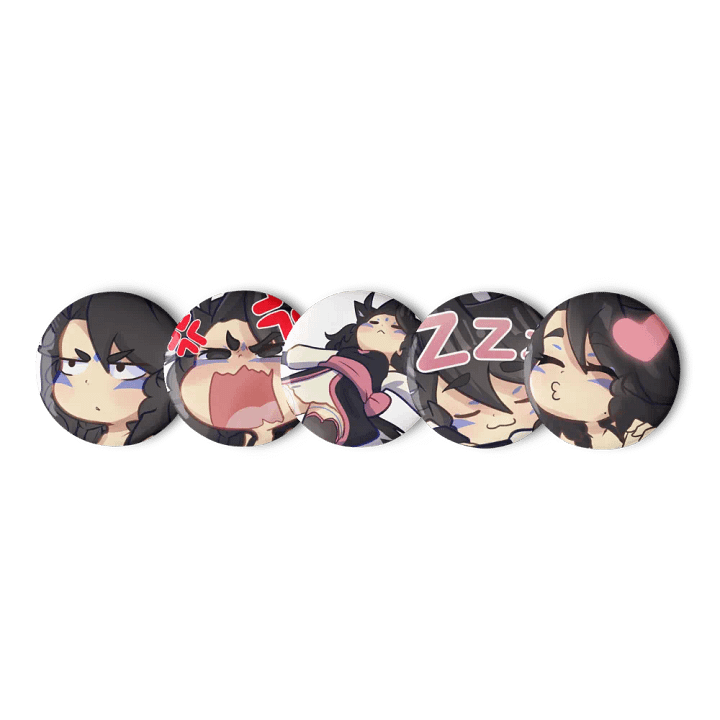 Pin Button Duskymotes 01 - Set of 5 product image (1)
