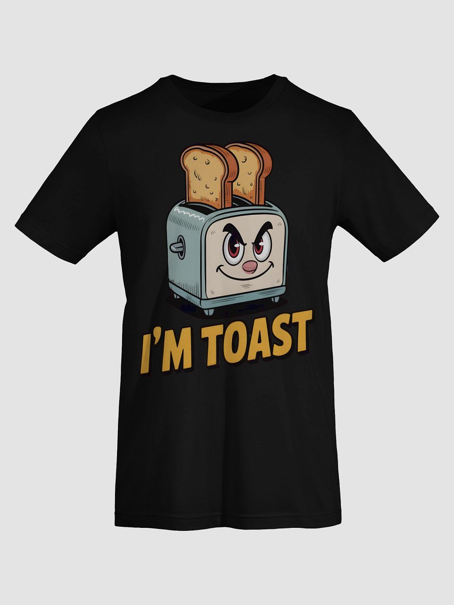 Mischievous Toaster 'I'M TOAST' T-Shirt product image (53)