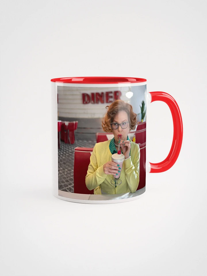 Mrs Stencil sees RED Coffee Mug product image (1)