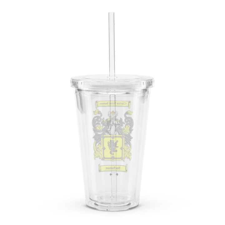 Buchanan Family Crest - Clear Tumbler product image (2)