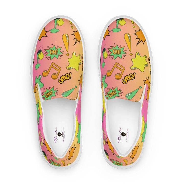 Pop Art Explosion Women's Slip-On Shoes product image (1)