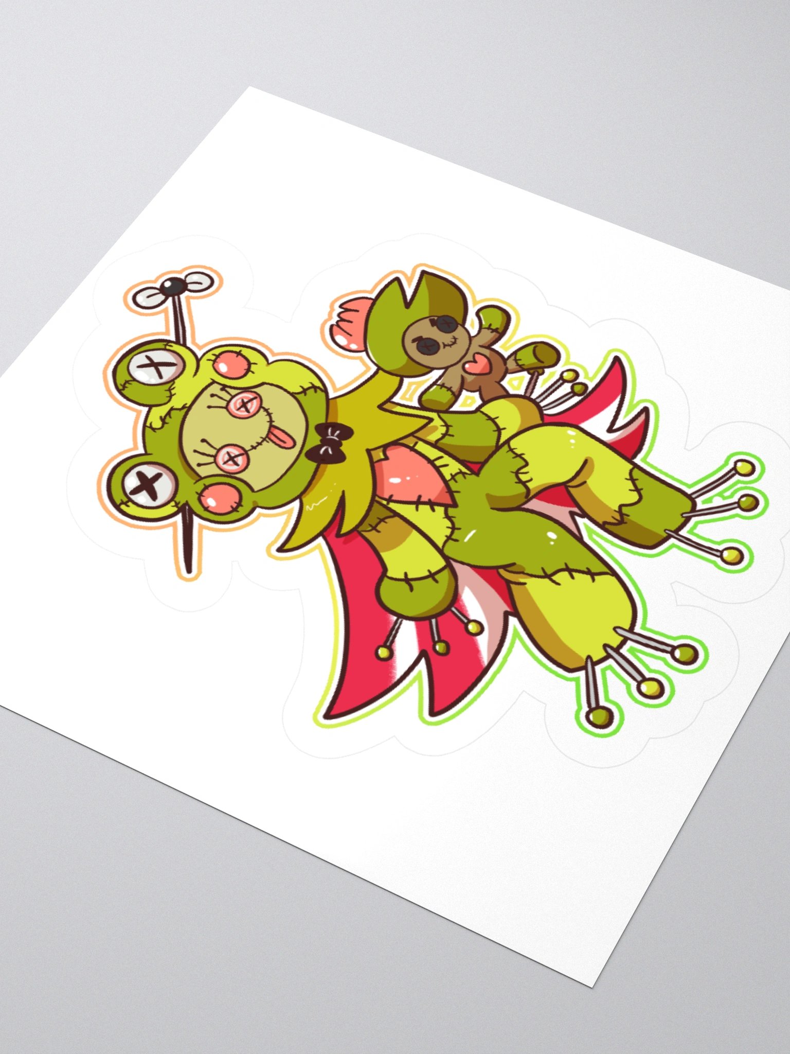 Dolly Frog Sticker product image (3)