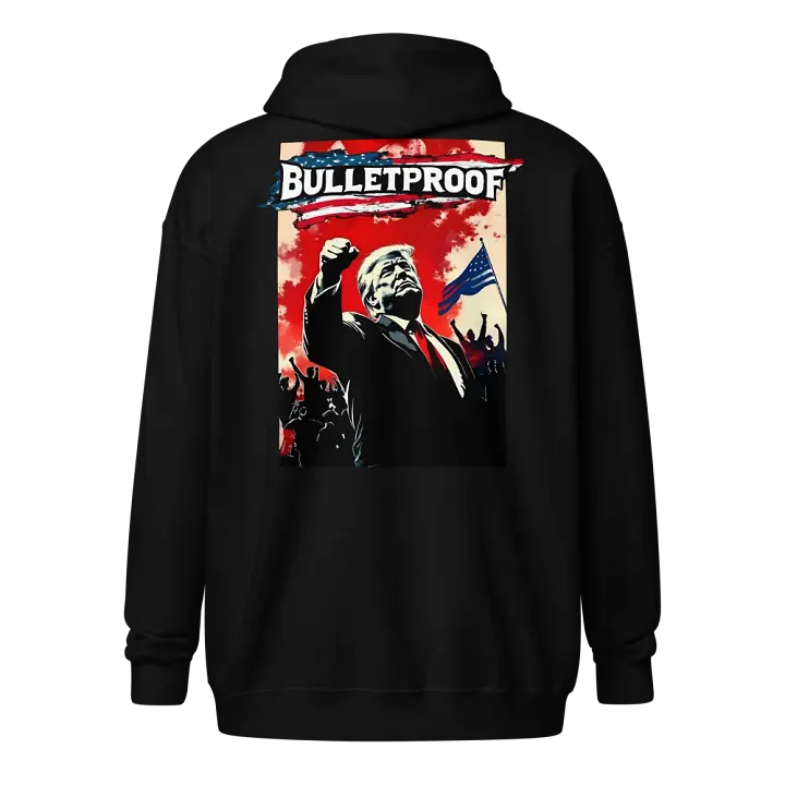 Zip Hoodie: Trump, Bulletproof product image (2)