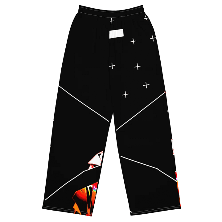 The 369-XP RED CORE All-Over Print Unisex Wide-Leg Pants product image (1)
