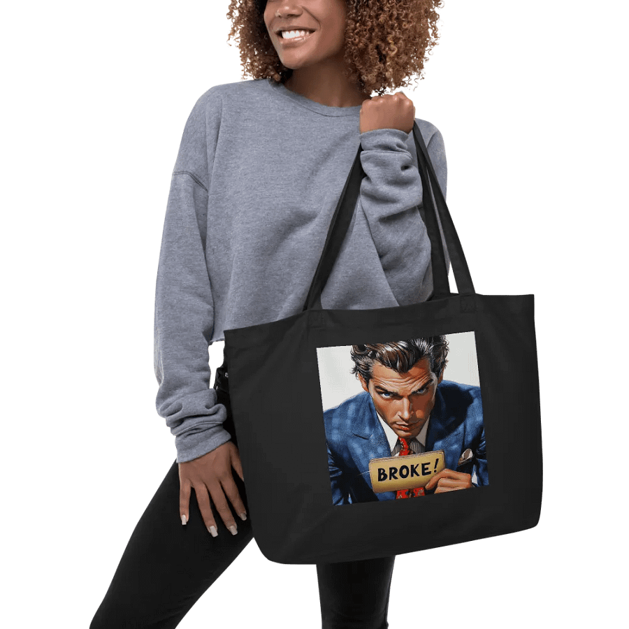 Broke!! Pop Art Shopper Tote Bag product image (5)