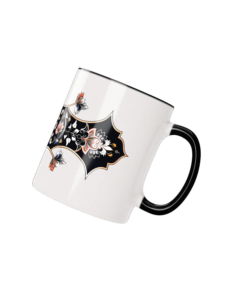 Symmetrical Floral Bliss Ceramic Mug product image (3)