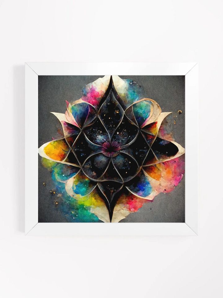 Sacred Geometry Matte Poster in Eco-Friendly Ayous Frame product image (4)