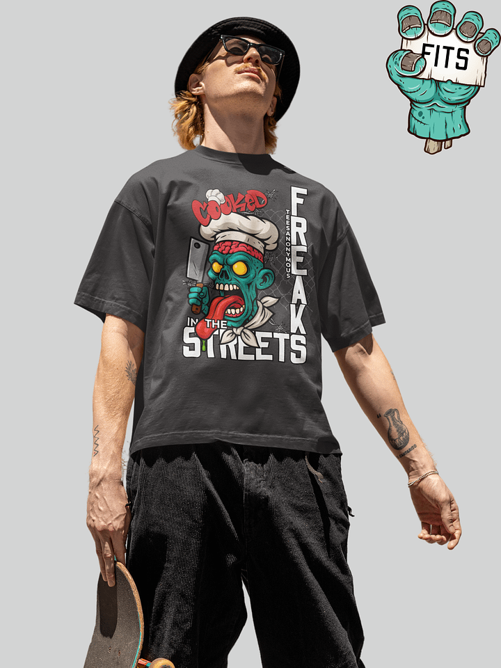 Streetwear Graphic Tee - Cooked by Freak in the Streets product image (2)