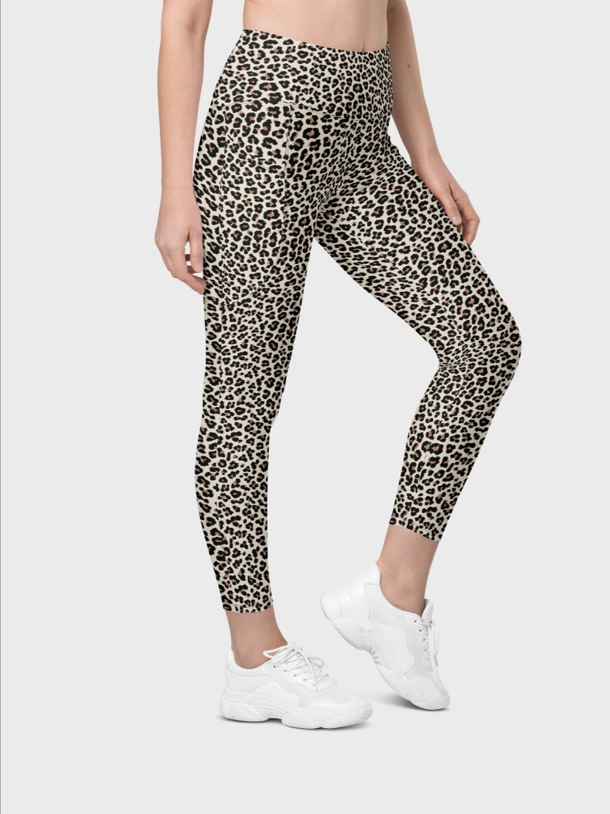 Leggings with Pockets "Abstract Animal Leopard Skin Fur Pattern" product image (5)