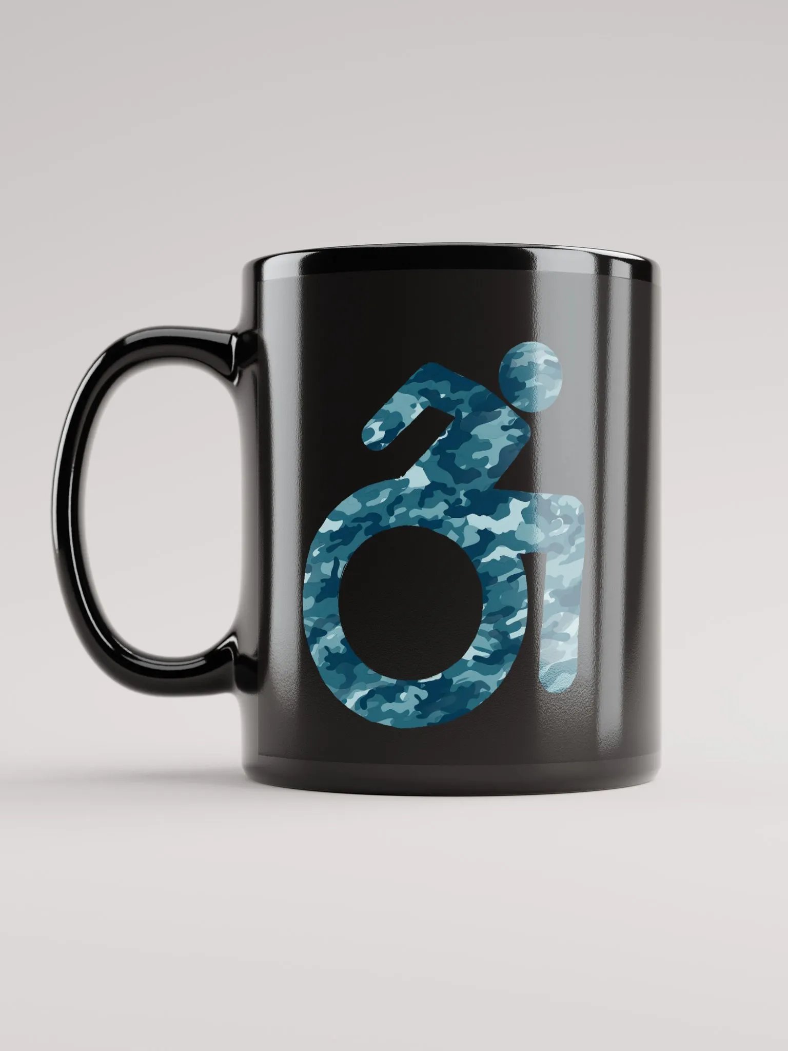 Wheelie, Blue Camo Mug product image (6)