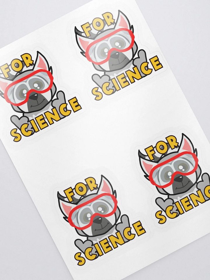 For Science Kiss-Cut Sticker Sheet Pack product image (2)