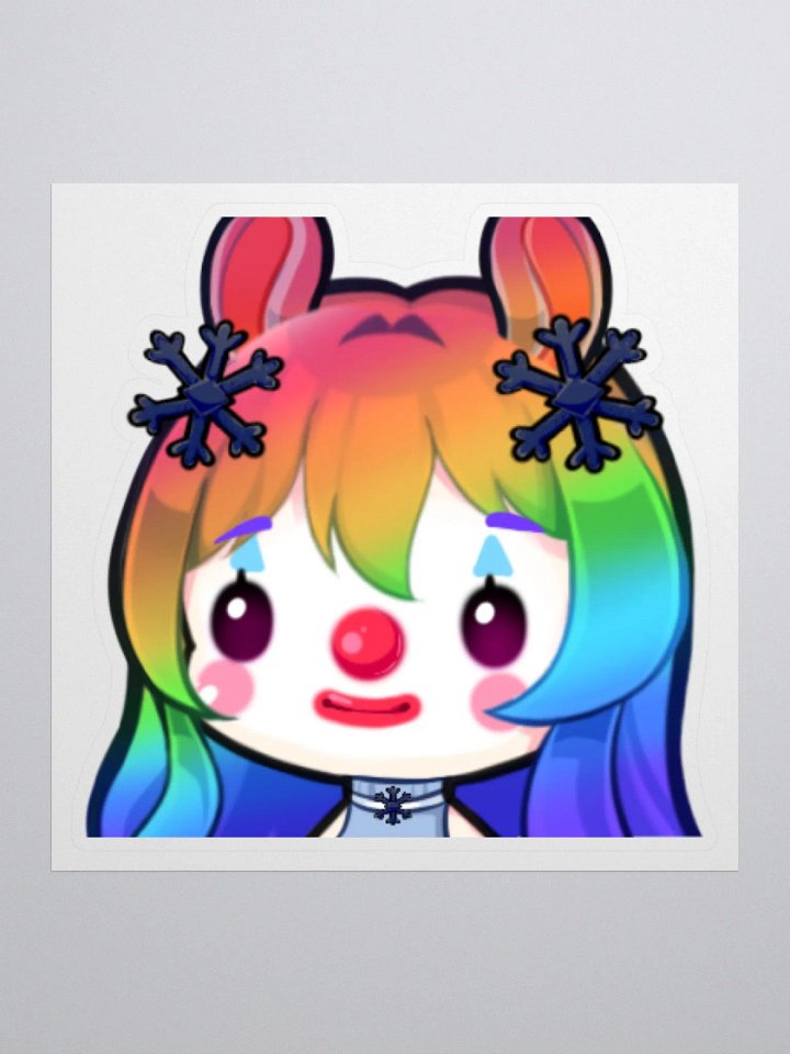 Colourful Clown Sticker product image (1)