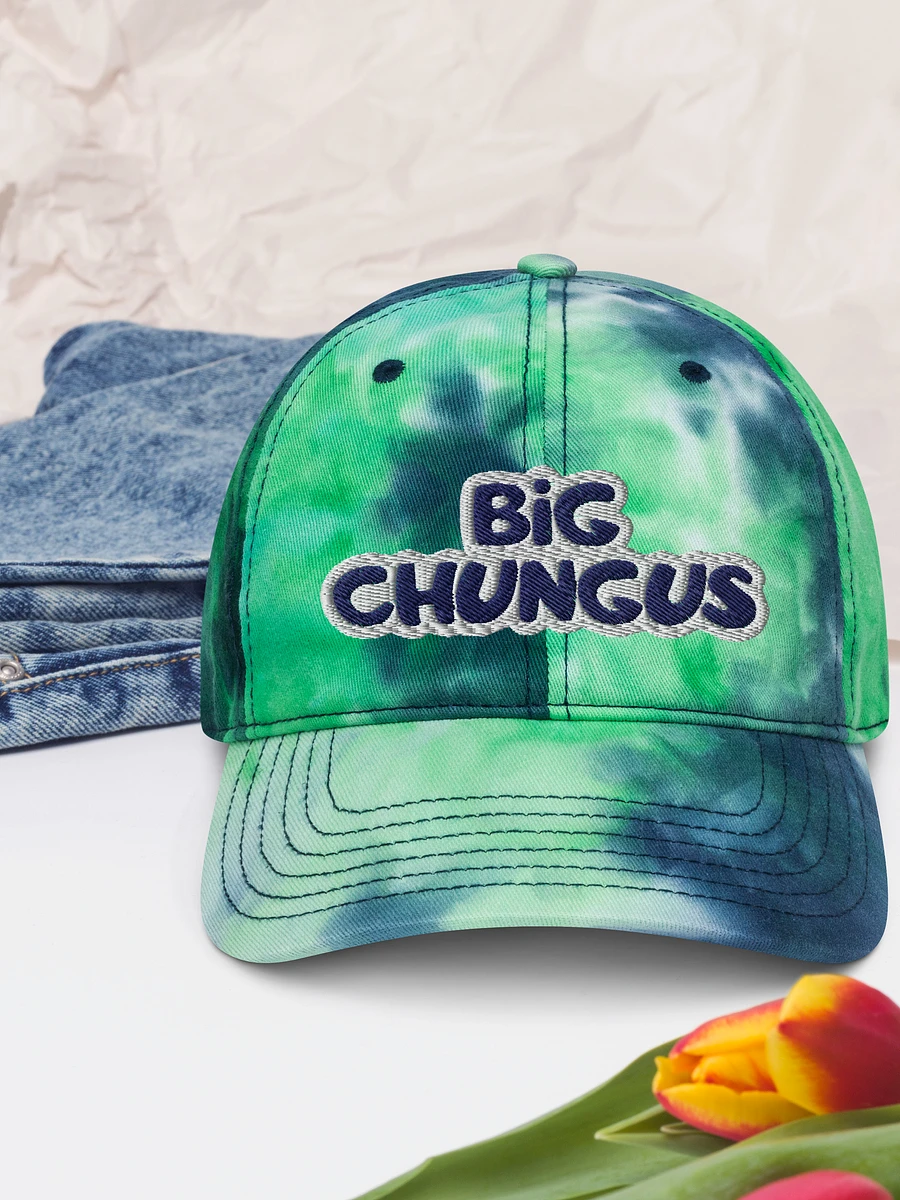 Big Chungus embroidered tie-dye dad hat product image (9)
