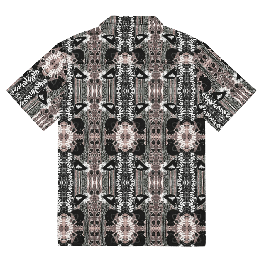 Abstract Floral Birds Unisex Hawaiian Shirt product image (11)