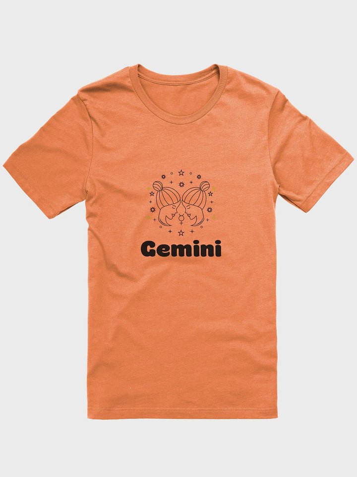 Gemini Twins T-shirt - Black Writing product image (1)