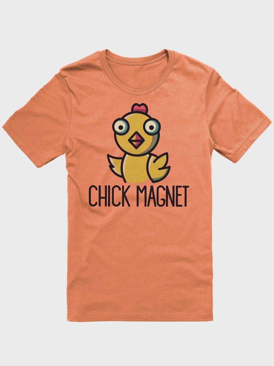 Chick Magnet Funny T-Shirt, Cartoon Chicken Graphic Tee, Casual Unisex Shirt, Cute Farm Animal Top, Humorous Gift Idea for Friends Classic Tee product image (1)