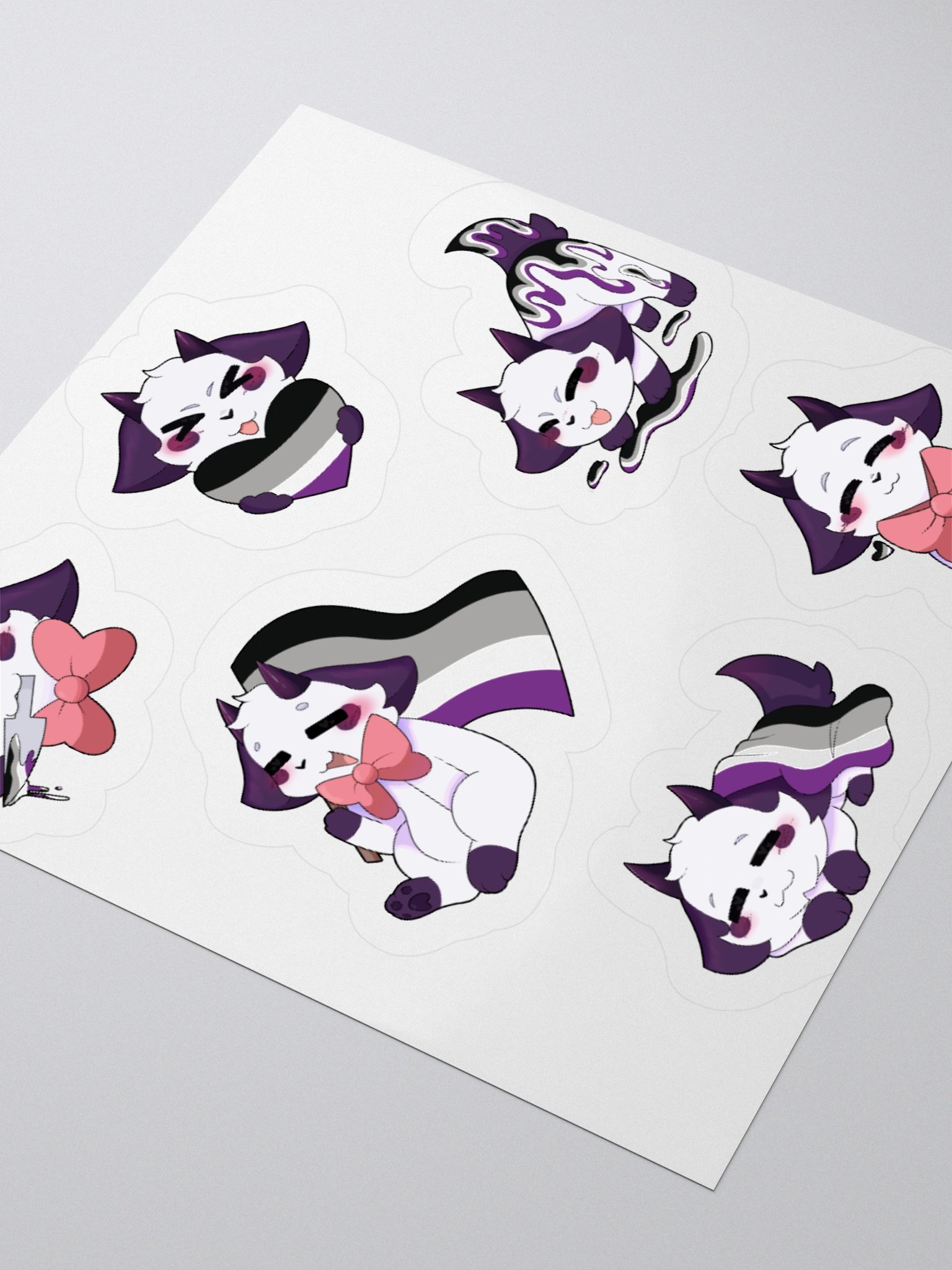 PRIDE/ASexual Sticker sheet product image (3)