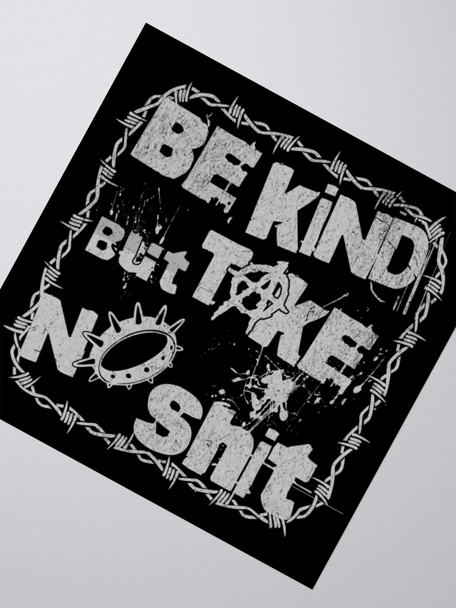 Be Kind Punk Kiss-Cut Stickers product image (4)