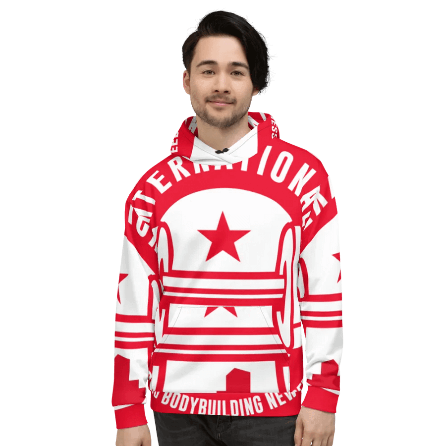 IFBNewsfeed.Org's All-Over Print Recycled Unisex Hoodie product image (2)