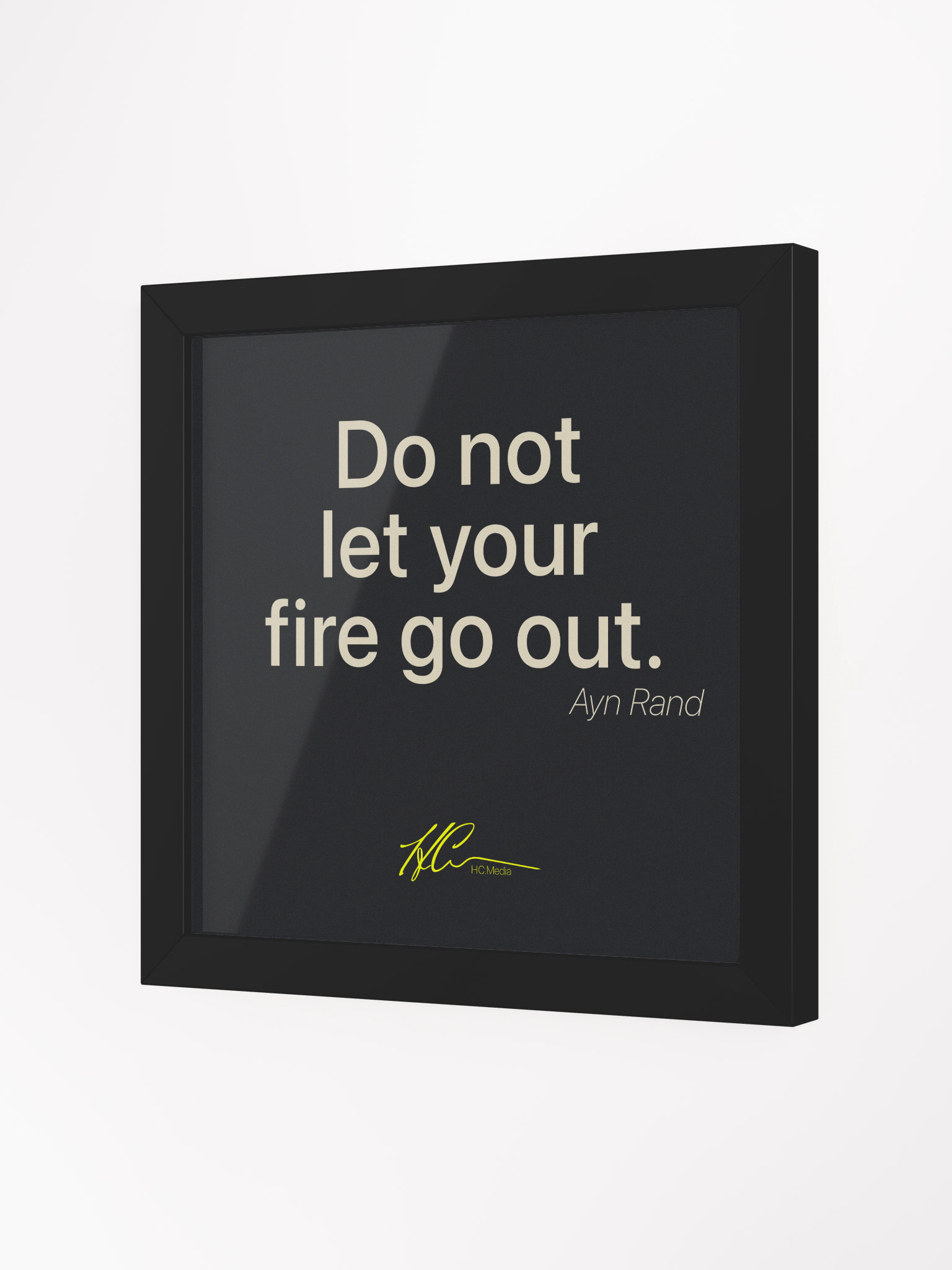 Ayn Rand Q2 - Framed Poster product image (2)
