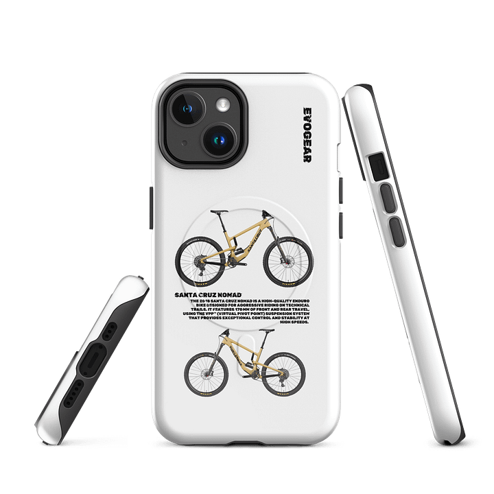 White Santa Cruz Nomad iPhone MagSafe Case product image (1)
