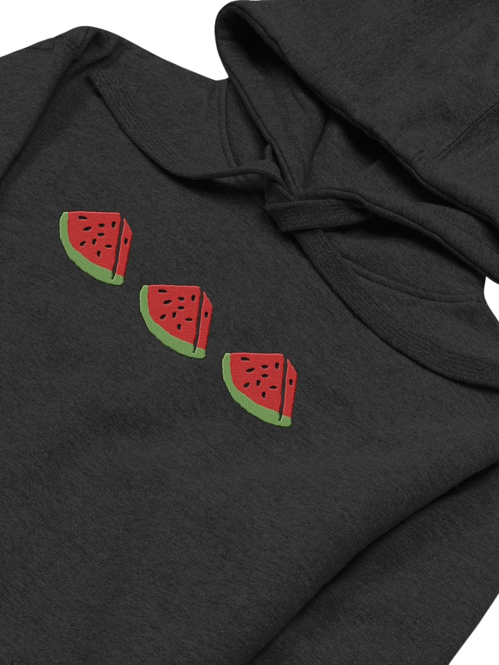 Sandia Embroidered Hoodie (black) product image (2)