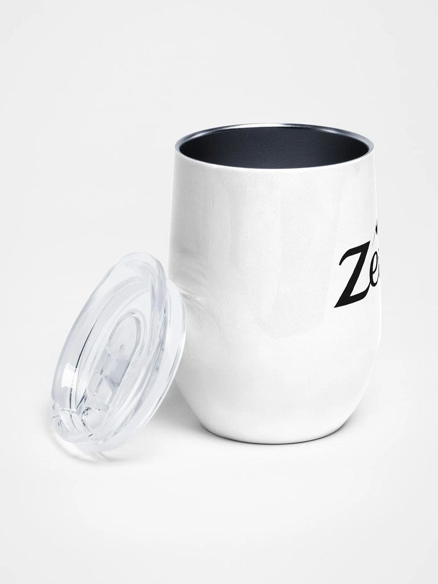 Zenith 12oz Insulated Stainless Steel Wine Tumbler - Double-Wall Vacuum Sealed, White product image (2)