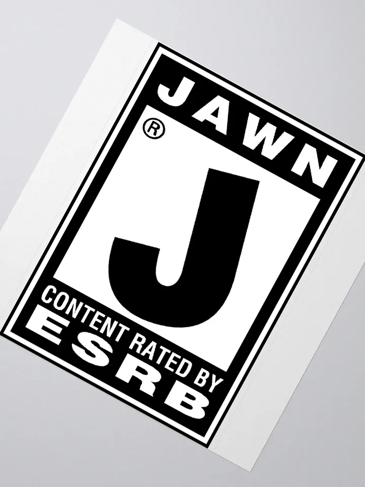 J for Jawn sticker product image (2)