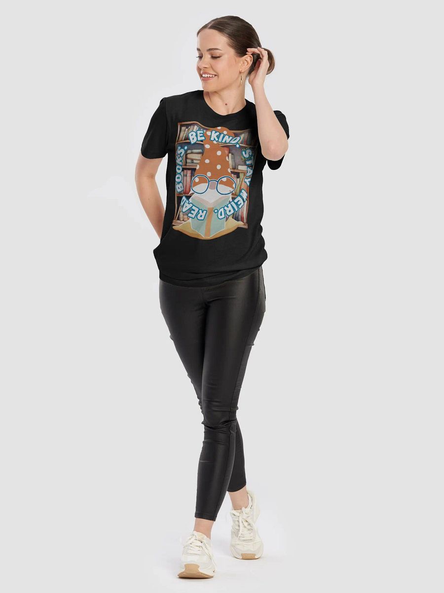 Be Kind. Stay Weird. Read Books. Soft Short-Sleeve Tee product image (10)
