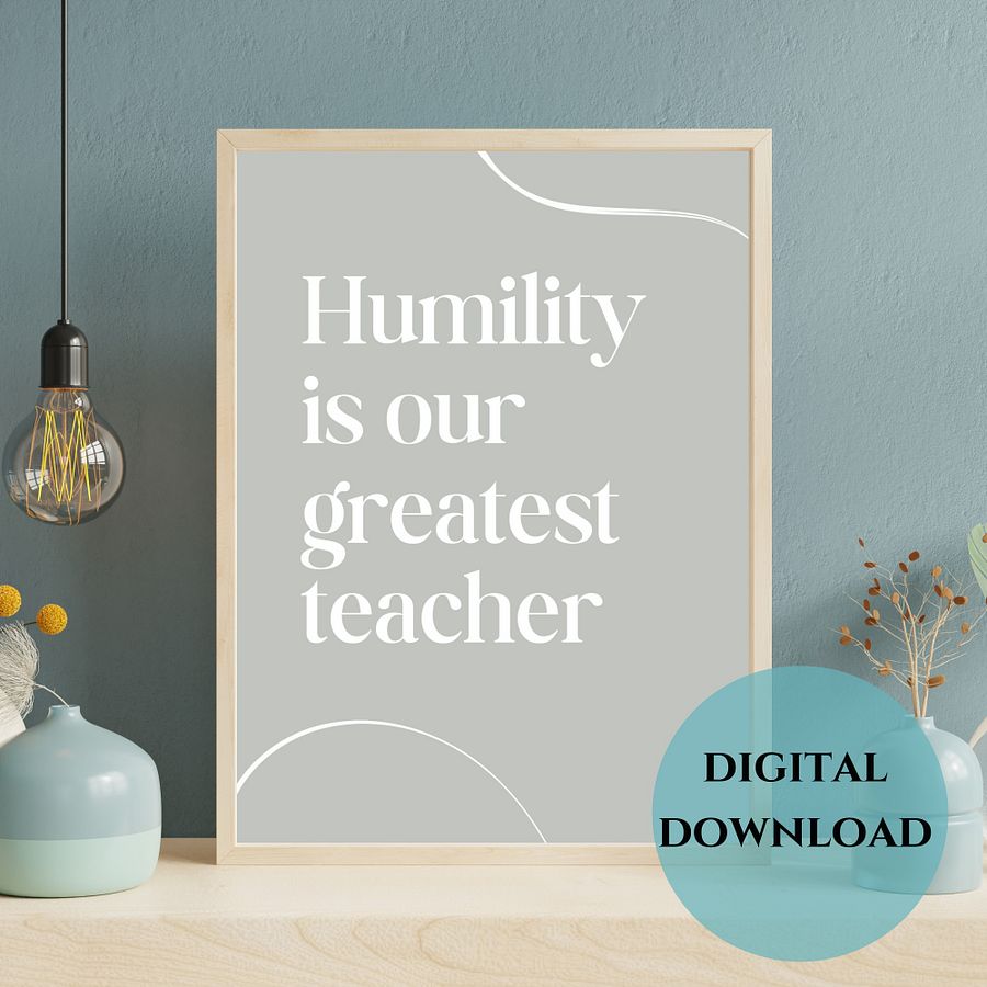 Humility the Teacher Printable Wall Art product image (4)